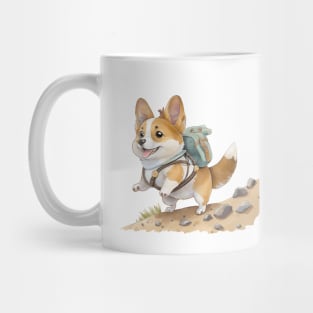 Cute Baby Corgi Adventure Mug